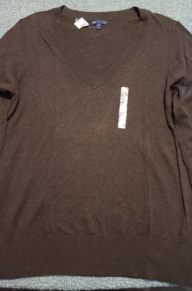 Women's V-Neck long sleeve sweater
